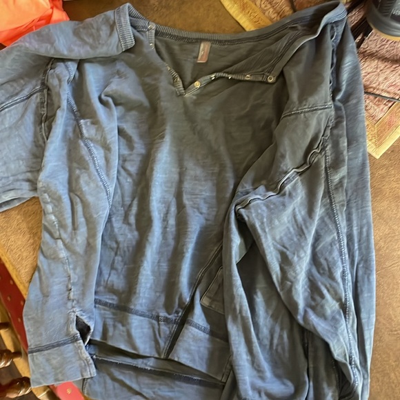 Blue free people top - Picture 5 of 5